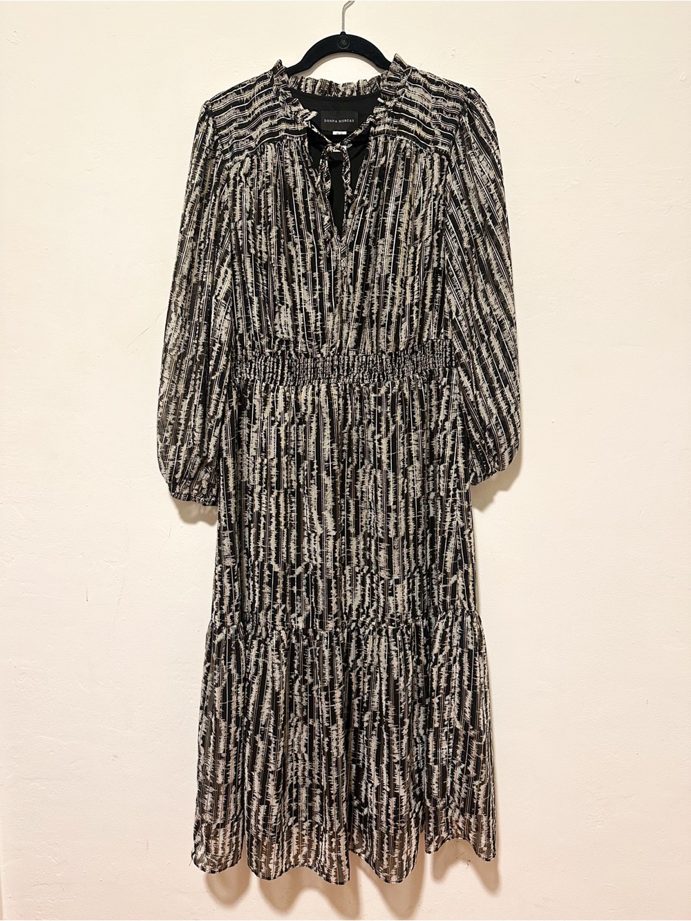Donna Karan Gold metallic dress
